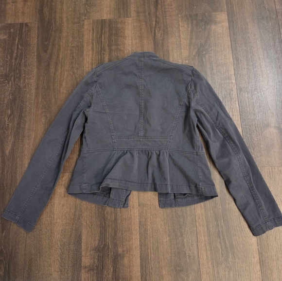 Loft Stylish Gray Military Jacket - Picture 4 of 4